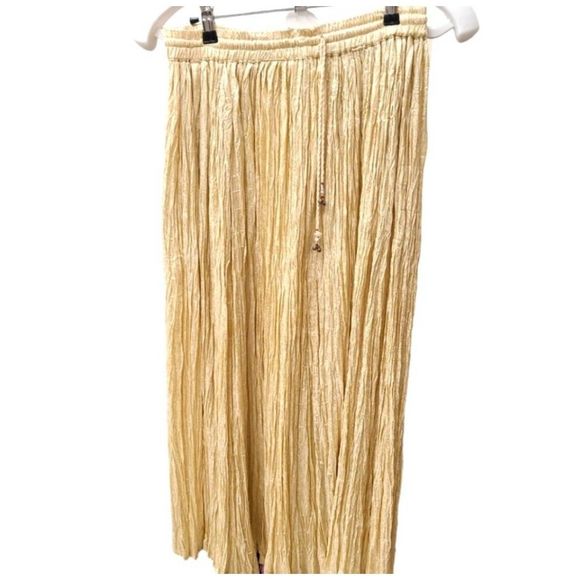 MagicScarf Co Gold Maxi Skirt OS - Picture 3 of 7